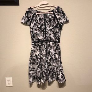 Sexy little black and white dress!